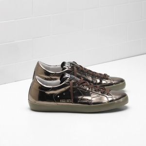 Golden Goose Super Star Sneakers In Leather Men